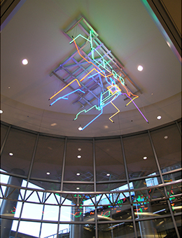 Bannon Transit neon light sculpture